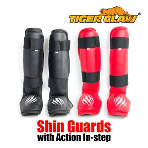 TigerClaw Shin Guards with Action In-Step