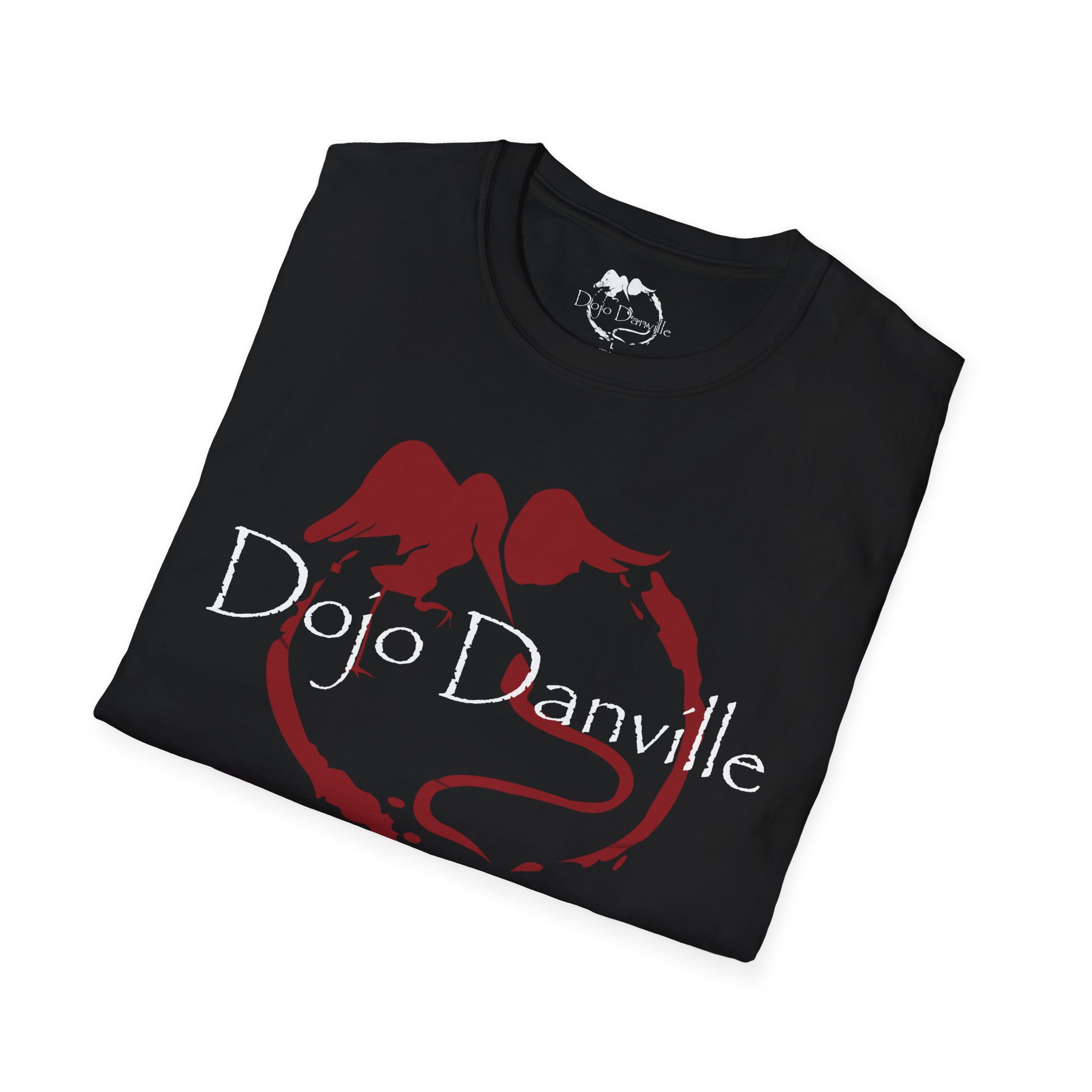 Dojo Danville Martial Arts T-Shirt — Black Shirt with Red Logo & Wing Chun Lineage - Image 4
