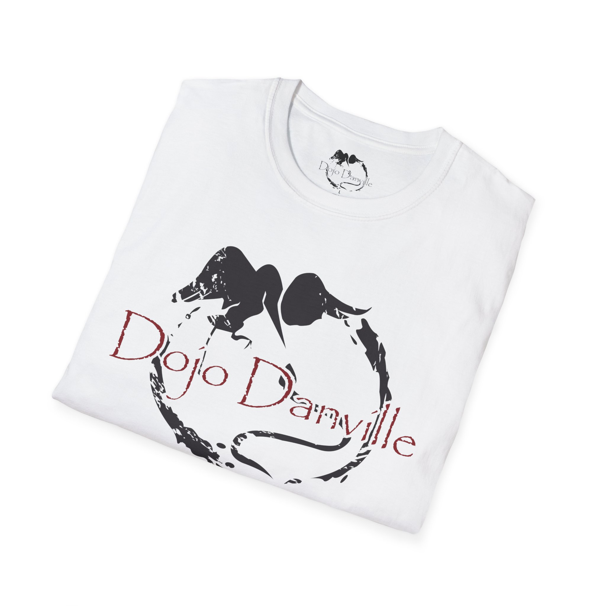 Dojo Danville Martial Arts T-Shirt — White Shirt with Black Logo & Wing Chun Lineage - Image 4